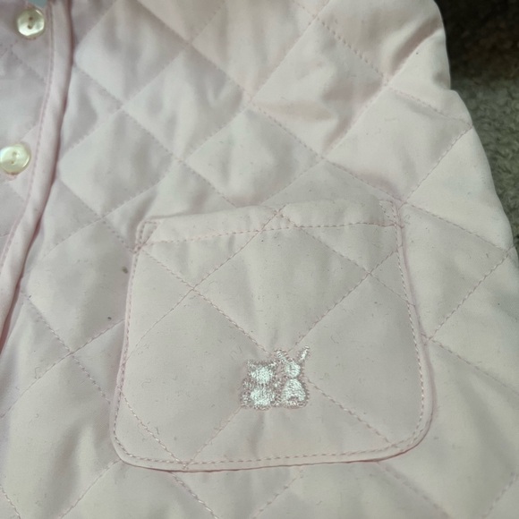 Emilie et Rose quilted pink barn jacket | 9mo. | new with tags - Picture 6 of 7
